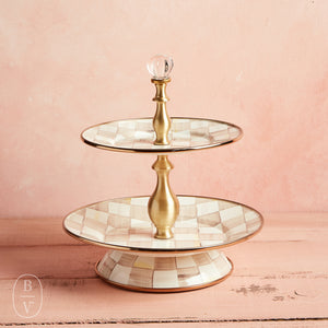 MacKenzie-Childs TWO TIER SWEET STAND