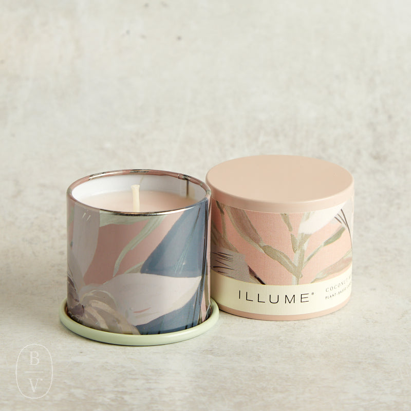 Illume DEMI VANITY TIN CANDLE Coconut Milk Mango