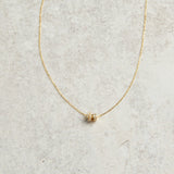 Elyssa Bass Designs THREE DISC PAVE CZ NECKLACE