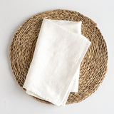 LinenCasa STONEWASHED STRIPES LINEN HAND TOWEL