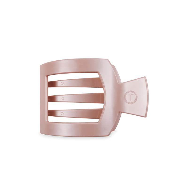 Teleties FLAT SQUARE CLIP Pearly Pink