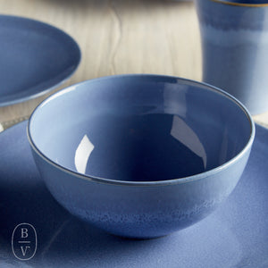 Carmel Ceramica RHAPSODY SOUP CEREAL BOWL Blue