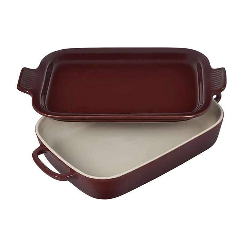 Le Creuset RECTANGULAR DISH WITH PLATTER LID Rhone