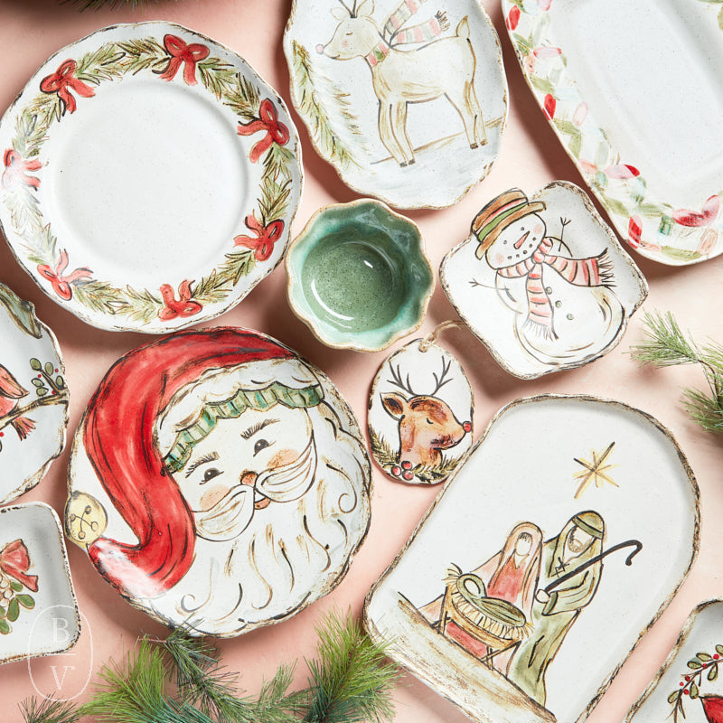 Etta B Pottery JINGLE JOLLY SANTA
