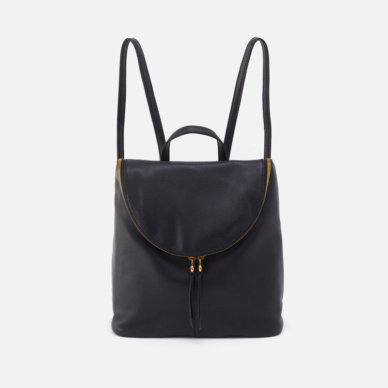 Hobo FERN BACKPACK - SPRING 24 Black Pebbled Leather
