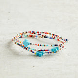 eNewton Design EGIRL HOPE UNWRITTEN SIGNATURE CROSS BRACELET 5.5" Hot Mess