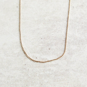 eNewton Design CLASSIC CHOKER BEADED CHAIN NECKLACE Gold