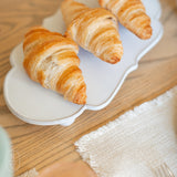 Mudpie CERAMIC SCALLOP SERVING TRAY