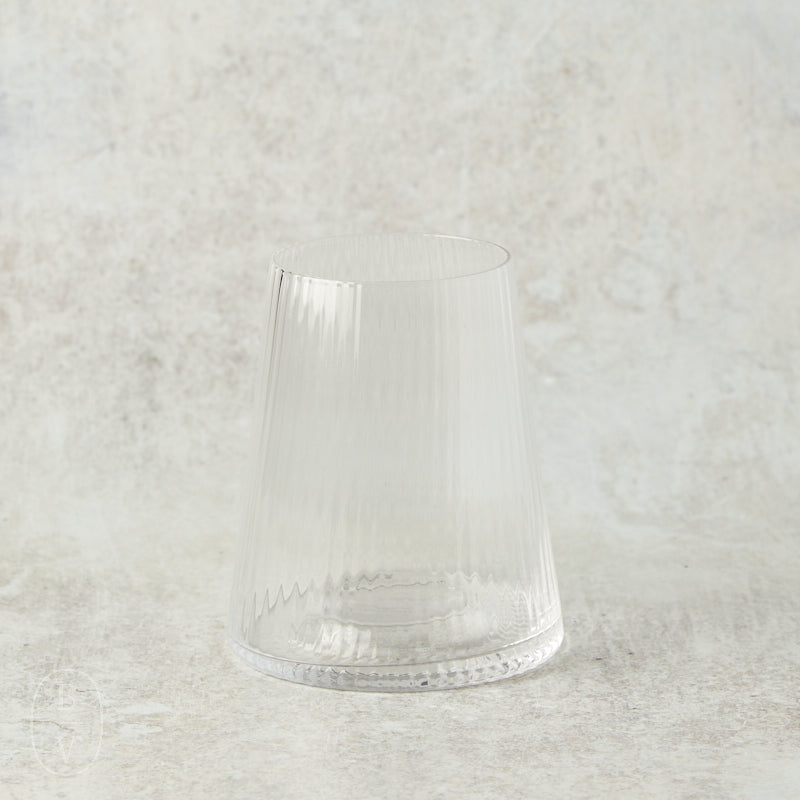 Zodax BANDOL FLUTED TEXTURED ALL PURPOSE GLASS