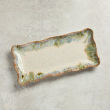 Etta B Pottery APPETIZER TRAY Botanical 13