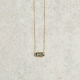 Elyssa Bass Designs RECTANGLE BAR NECKLACE