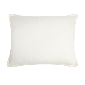 Pom Pom At Home CARLYLE BIG PILLOW WITH INSERT Ivory 28x36