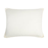 Pom Pom At Home CARLYLE BIG PILLOW WITH INSERT Ivory 28x36