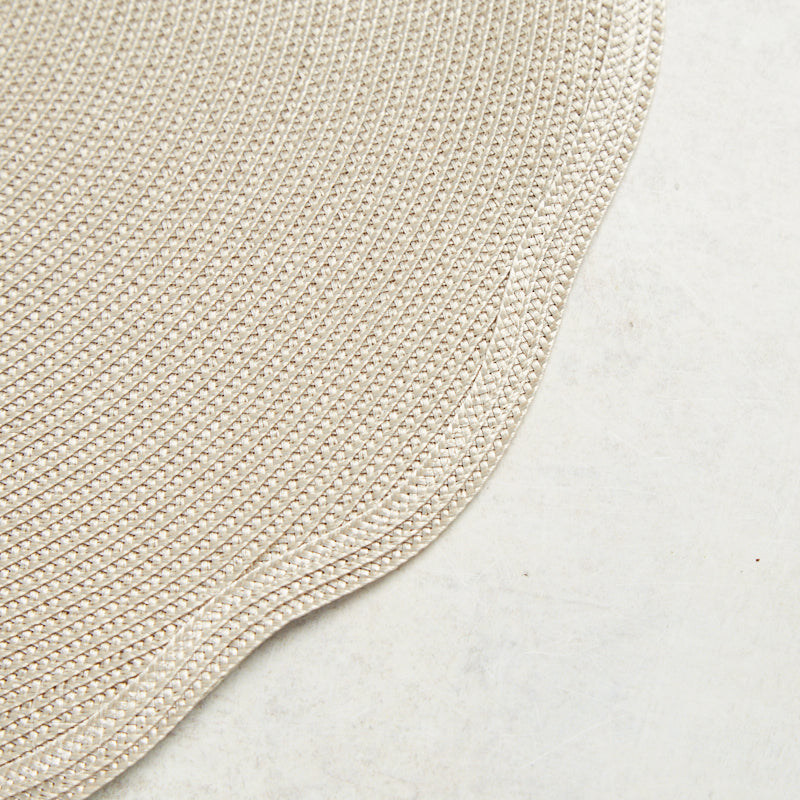 Deborah Rhodes SCALLOP ROUND TWO TONE PLACEMAT