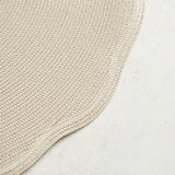 Deborah Rhodes SCALLOP ROUND TWO TONE PLACEMAT