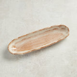 Etta B Pottery FLIRTY EDGE OLIVE DISH Primrose