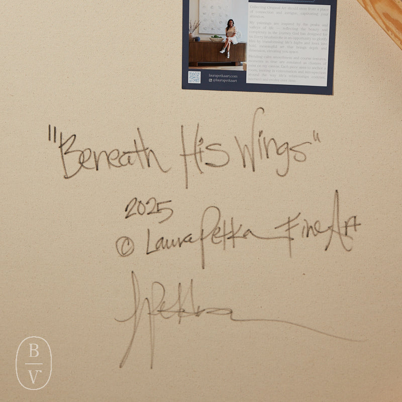 Laura Petka Fine Art BENEATH HIS WINGS