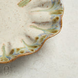 Etta B Pottery FLUTTERED OVAL PLATTER