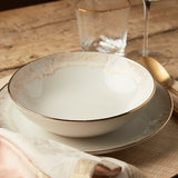 Casafina by Costa Nova TAORMINA SOUP/PASTA BOWL White_Gold