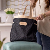 Jon Hart LEFT BANK BAG Dark Leopard