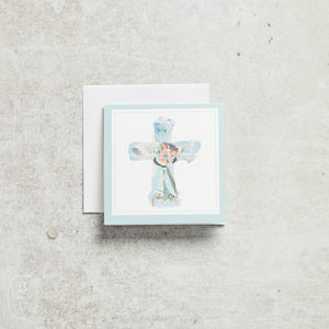 Rosanne Beck CROSS ENCLOSURE CARD Blue