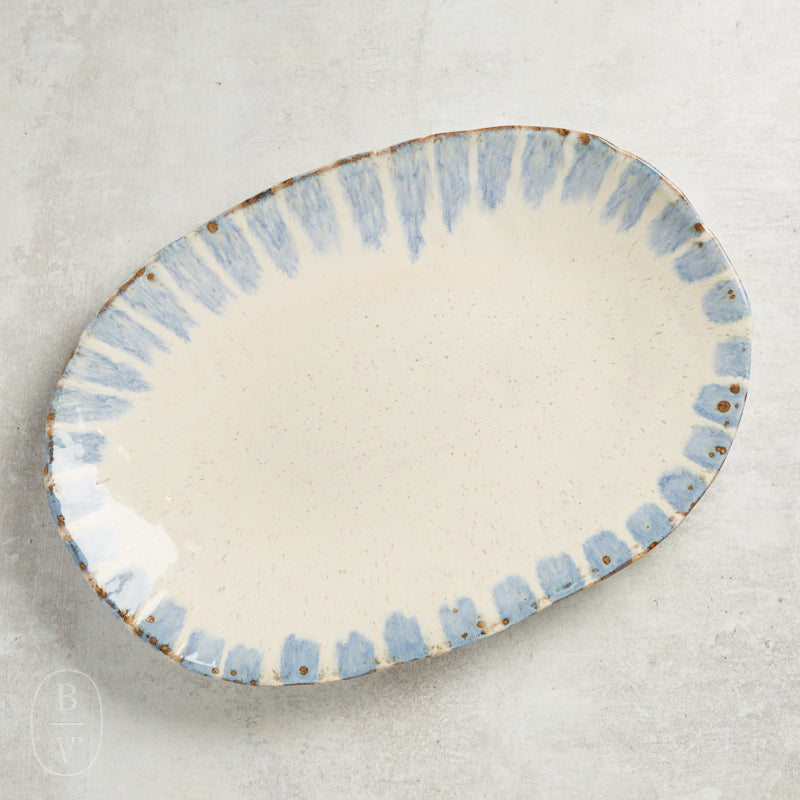 Etta B Pottery OVAL SANDWICH PLATTER