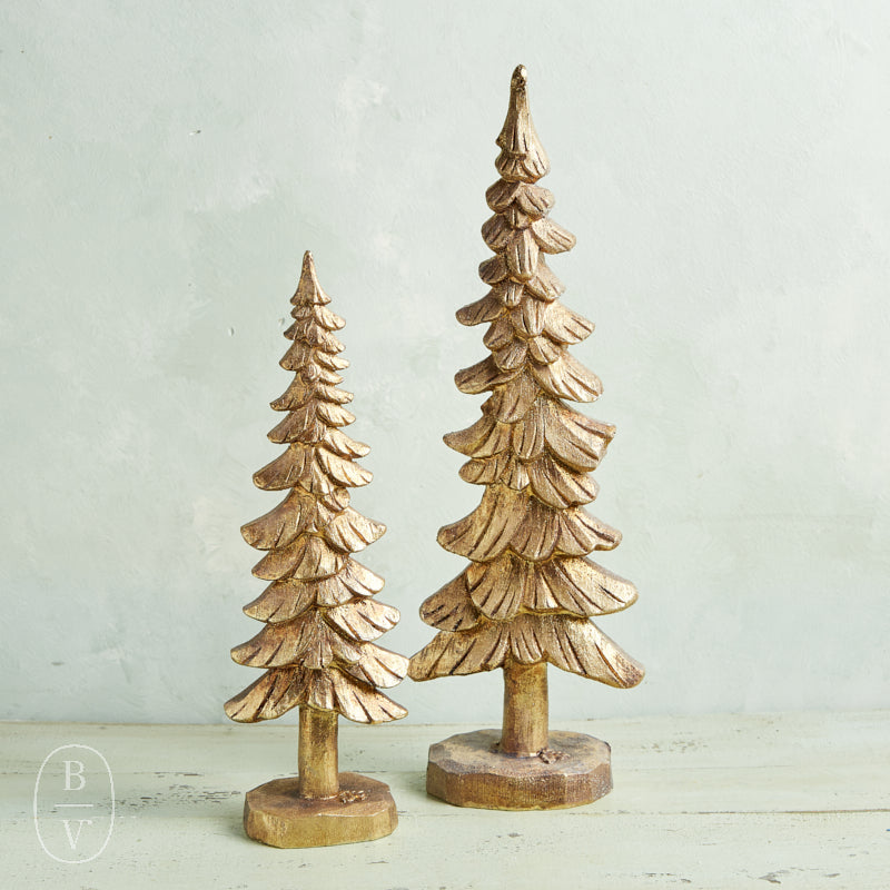 Raz Imports GOLD RESIN TREE