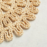 Creative Co-op ROUND WOVEN STRAW PLACEMAT
