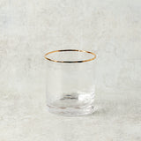 Zodax NEGRONI HAMMERED DOUBLE OLD FASHIONED GLASS