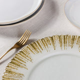 Casafina by Costa Nova GIANNA SUNBURST GLASS CHARGER PLATE