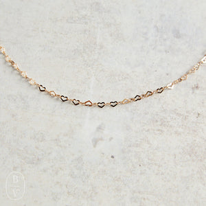 eNewton Design LOVE CHAIN CHOKER Gold