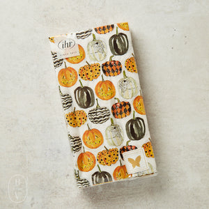 Boston International HALLOWEEN PUMPKIN PATTERN GUEST NAPKINS
