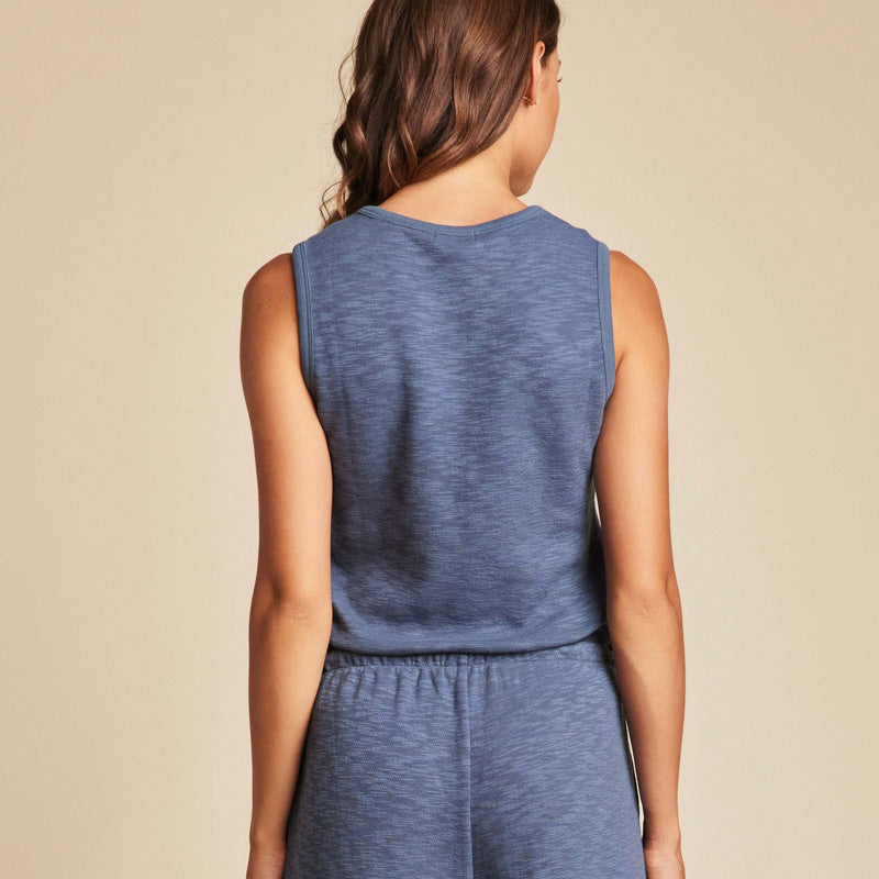 Barefoot Dreams MALIBU COLLECTION SLUB DOUBLE KNIT TANK