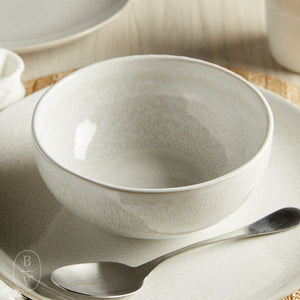 Carmel Ceramica LILY VALLEY BOWL White 6in