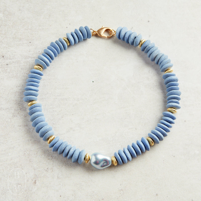 Virtue BAROQUE SHELL PEARL HEISHI NECKLACE Carolina