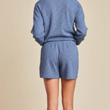 Barefoot Dreams MALIBU COLLECTION SLUB DOUBLE KNIT SHORT