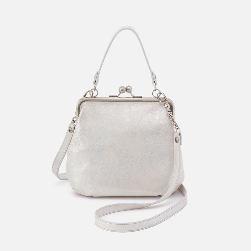 Hobo ALBA CROSSBODY - SPRING 24 Silver Metallic Leather