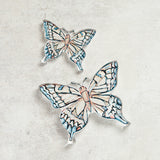 Lauren Dunn ACRYLIC BUTTERFLY BLOCK Neutral