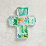 Lauren Dunn ACRYLIC EVERLASTING LOVE CROSS Green