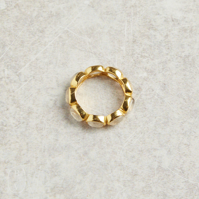 Elyssa Bass Designs CONTINUOUS GEMSTONE RING Moonstone