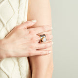 Elyssa Bass Designs TWO TONE GOLD CUFF RING
