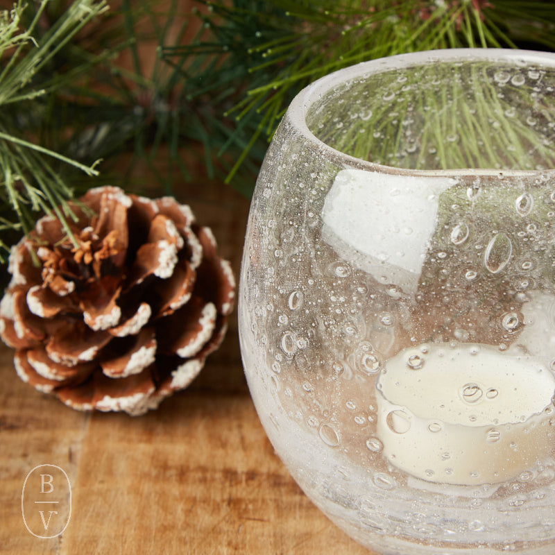 Simon Pearce BURLINGTON VELA TEALIGHT IN GIFT BOX