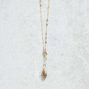 Ellen Hays Jewelry LONG STONE PENDANT N2011G NECKLACE