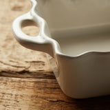 Casafina by Costa Nova RUFFLED SQUARE BAKER