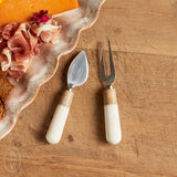 Zodax MARBLE AND WOOD CHEESE TOOL SET