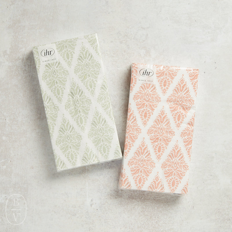 Boston International GREEN SOFT PETALS GUEST NAPKINS