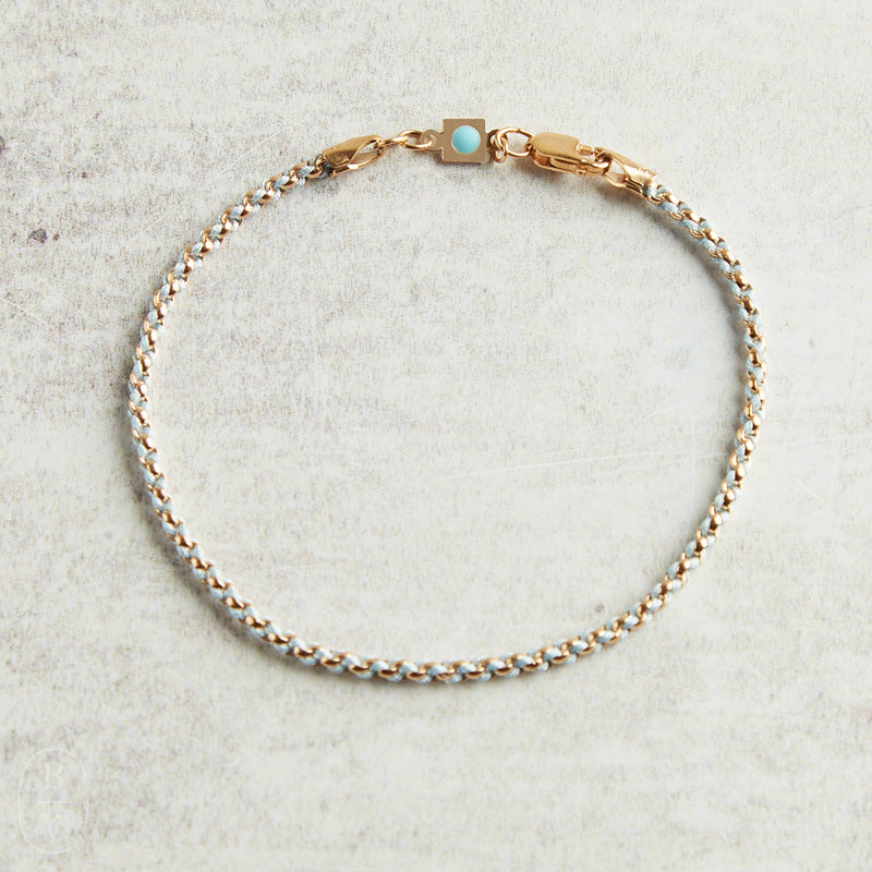 eNewton Design HOPE TOGETHER BRACELET Blue Ice