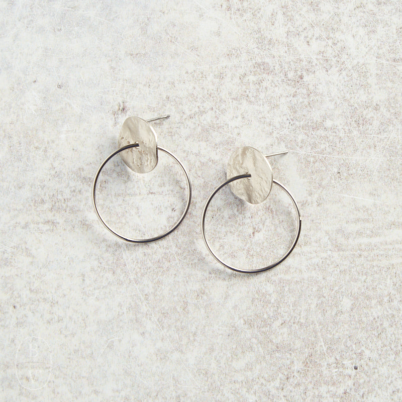 Virtue ORBIT HOOP EARRINGS Silver