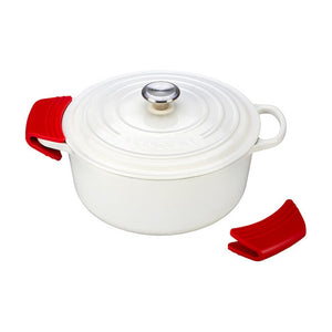 Le Creuset SILICONE POT GRIPS Cerise