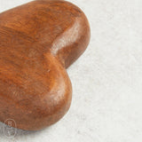 Creative Co-op HAND CARVED MANGO WOOD HEART